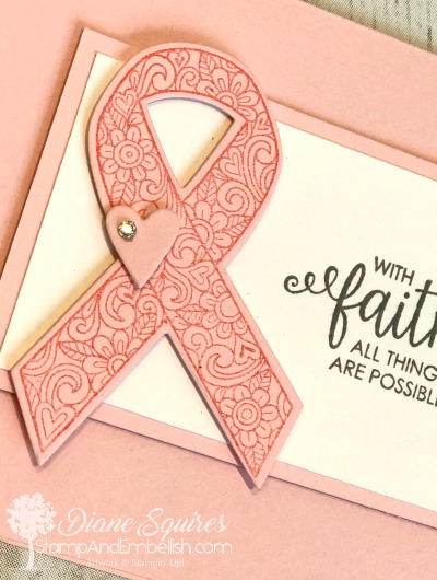 Ribbon of Courage - Support and encourage friends and family that are fighting breast and other kinds of cancers. With faith all things are possible